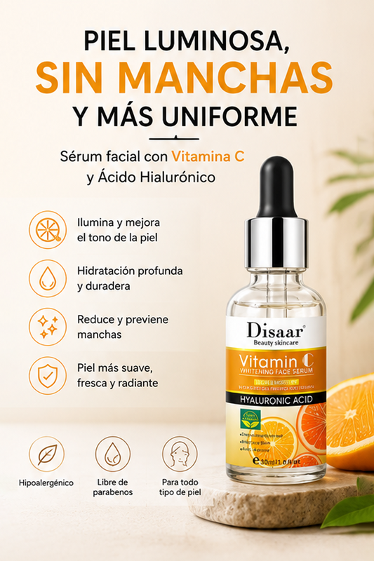 Serum Vitamina C™  Con Acido Hialuronico