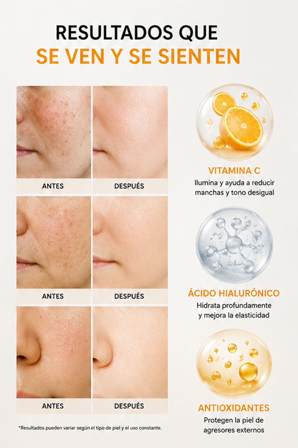 Serum Vitamina C™  Con Acido Hialuronico