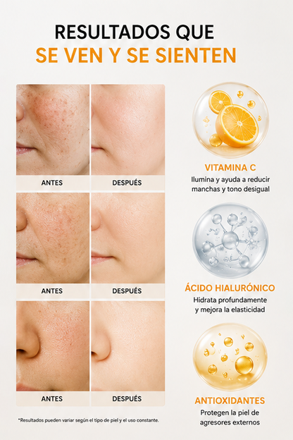 Serum Vitamina C™  Con Acido Hialuronico